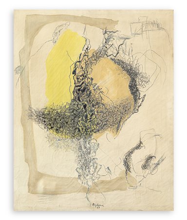 ANNIBALE BIGLIONE (1923-1981) - Senza Titolo, 1963