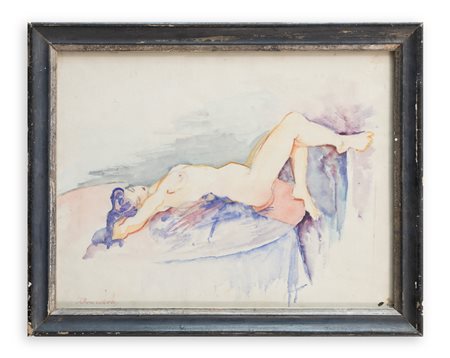 ANONIMO - Nudo sdraiato
