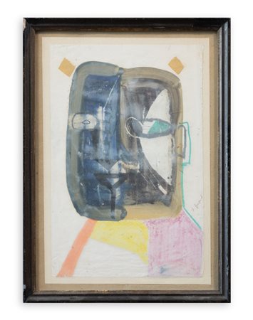 STEFANO SPAGNOLI (1946) Senza Titolo Tecnica mista su carta cm 31x21 Firma al...