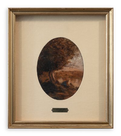 GIUSEPPE MITI ZANETTI (1859-1929) - Tramonto (Fietta)