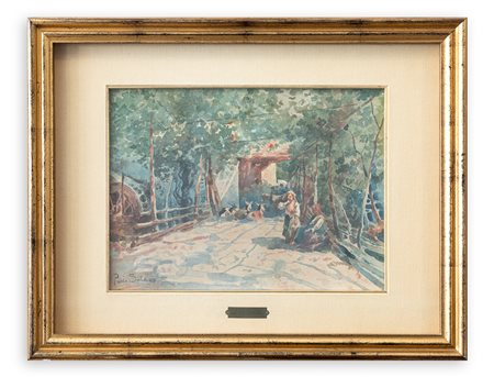 PAOLO SALA (1859-1924) - Lago Maggiore