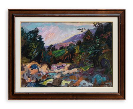 FRANCO MARTINENGO (1910-2001) - Fantasia in Valdellatorre, 1961