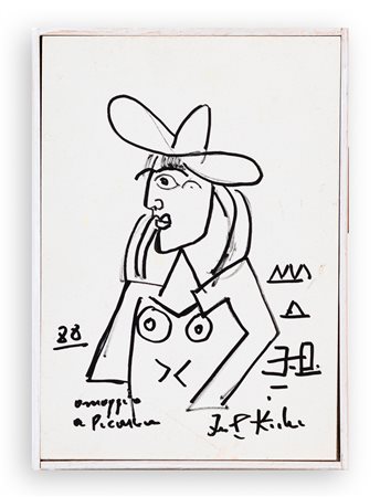 IBRAHIM KODRA (1918-2006) - Senza Titolo, 1988