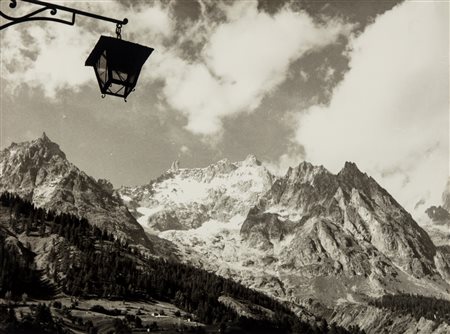 Anselmo Bogetti (1889 - 1965)  - Senza titolo (Catena del Monte Bianco), 1960s