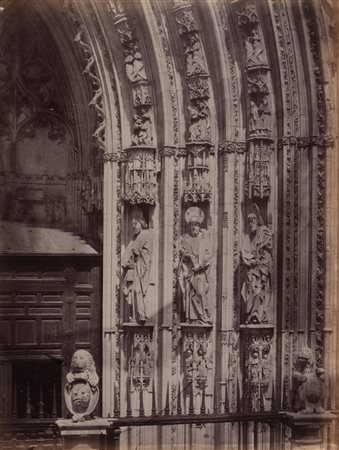 Charles Clifford (1819 - 1863)  - Toledo, La Cathedrale (1226 - 1492), Puerta de los Leones (1466), 1860s