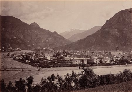 Josef Gugler (1824 - 1892)  - Bozen, vom Kalvarienberg, 1880s