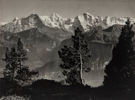 Arnold Klopfenstein - Emanuel Gyger (1896 - 1961, 1886 - 1951)  - Senza titolo (Alpi), 1920s