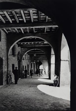 Paolo Monti (1908 - 1982)  - Ferrara, Portici di Santo Stefano, 1950s/1960s