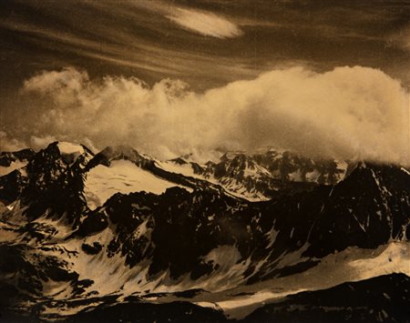 Giacinto Oriani (attribuito a) (1900 - 1953)  - Nuvole, 1930s