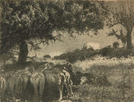 Domenico Riccardo Peretti Griva (1882 - 1962)  - Meriggio in Sardegna, 1930s