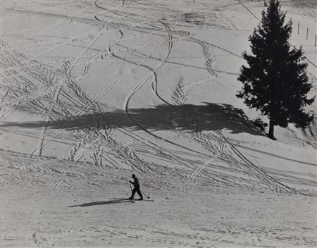 Bruno Stefani (1901 - 1976)  - Sciatore solitario, 1950s