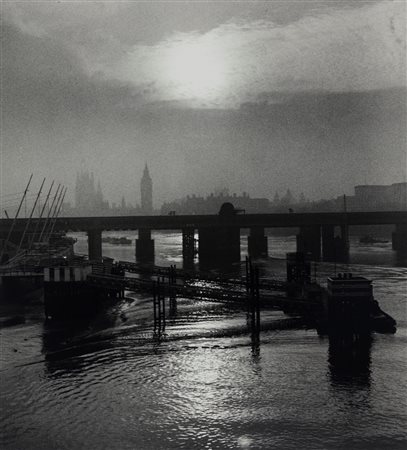 Wolfgang Suschitzky (1912 - 2016)  - View from Lambeth Bridge, 1952