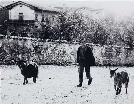 Renzo Tortelli (1926 - 2019)  - Scanno in ottobre, 1957