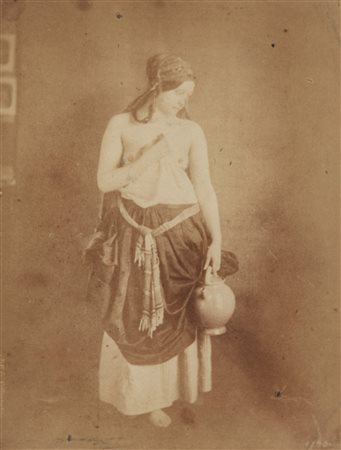 Julien Vallou de Villeneuve (1795 - 1866)  - Senza titolo (Donna), 1850s