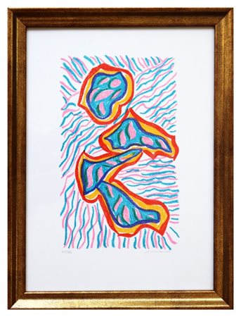 Carla Accardi, Litografia dal libro La Pittura è Essere Soli