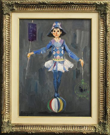 TRENTO LONGARETTI, "Piccolo arlecchino sul pallone"