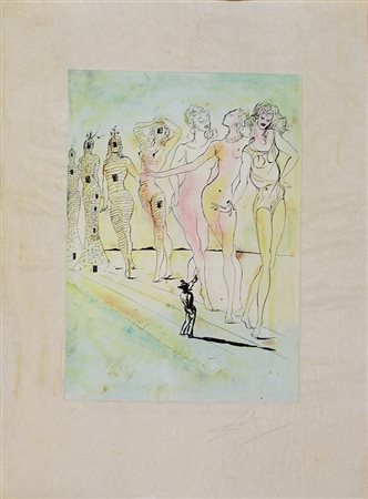 SALVADOR DALI', "Metamorfosi", 1969