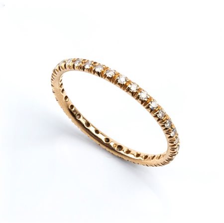  
Anello Eternity in oro e diamanti   
 