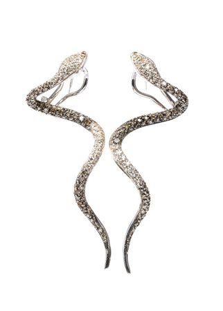  
Orecchini a forma di serpente in oro e diamanti 
 