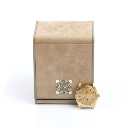 ZENITH  
Orologio polso in oro, anni 80 
 