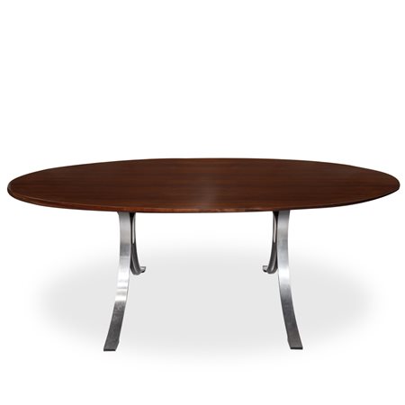 Osvaldo Borsani per Tecno - Tavolo ovale con piedi a sciabola