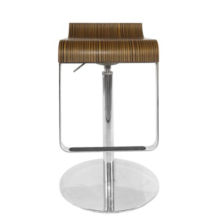 Calligaris Design e Arredi - Sgabello da bar altezza regolabile in legno pieno e acciaio