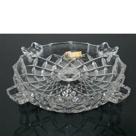 Posacenere in cristallo intagliato