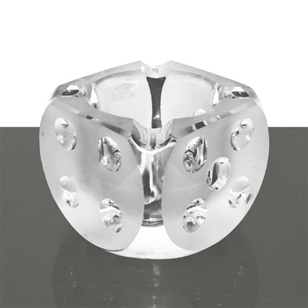 Spode Crystal - Posacenere in vetro molato a forma di dado