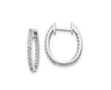 ORECCHINI IN ORO CON DIAMANTI NATURALI PER 0,52 CT - 846 NAT 18K