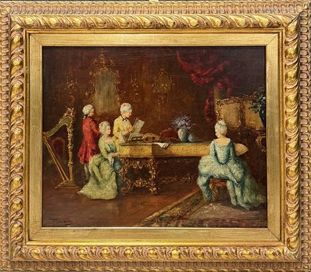 SINIBALDO TORDI, "Scena d'interno"