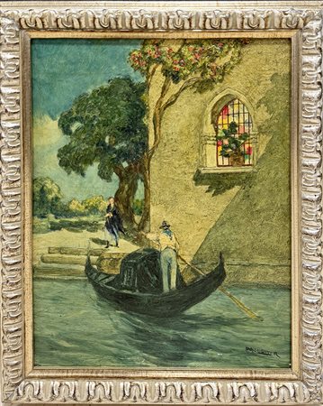 RODOLFO PAOLETTI, "Scena veneziana"