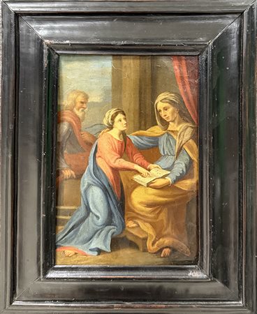 SCUOLA MARCHIGIANA, "La Vergine e Sant'Anna", XVII secolo