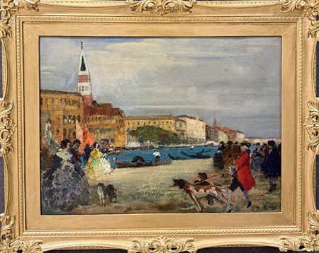 ERMA ZAGO, "Venezia, Campo della salute a Canal Grande"