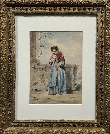 SCIPIONE VANNUTELLI, "L'attesa", 1873