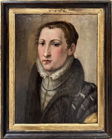 CRISTOFANO ALLORI, "Ritratto di giovane uomo"