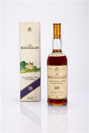 Scozia - The Macallan 18 Years Old Single Highland Malt Scotch Whisky, 1967, 