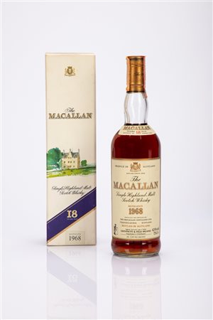 Scozia - The Macallan 18 Years Old Single Highland Malt Scotch Whisky, 1968, 