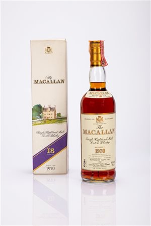 Scozia - The Macallan 18 Year Old Sherry Oak Single Malt Scotch Whisky, 1970, 