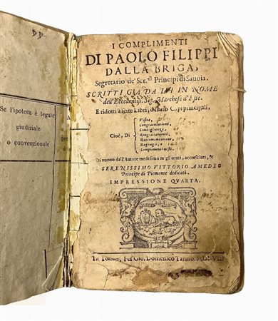Paolo Filippi  dalla Briga - I complimenti, 1558