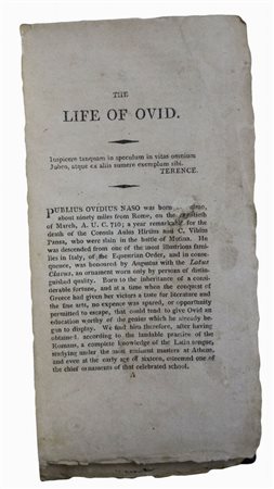 The life of Ovid, 19° secolo