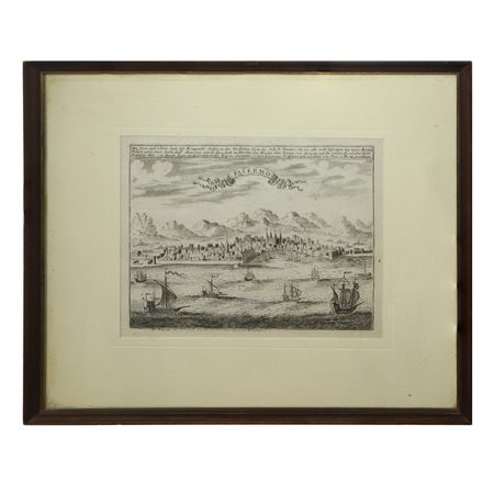 Gabriel Bodenehr (Augusta 1664 - 1765)  - Porto di Palermo