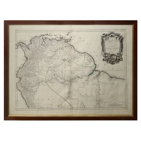 Paolo Santini - Cartina Colombia, Venzuela, Guyana, Venice 1779
