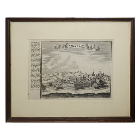 Gabriel Bodenehr (Augusta 1664 - 1765)  - Pianta Pignerol