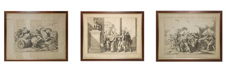 Bartolomeo Pinelli (Italian 1781 - 1835)  - N.3 Incisioni