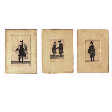 John  Kay (1742 - 1826)  - Tre stampe umoristiche