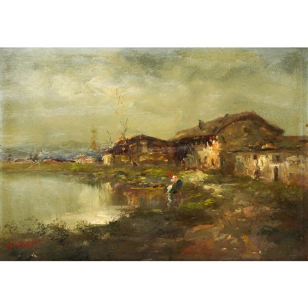 Paesaggio lacustre, Early 20°  secolo