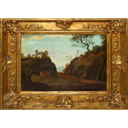 Paesaggio, 30x40 cm in 47x55 frame