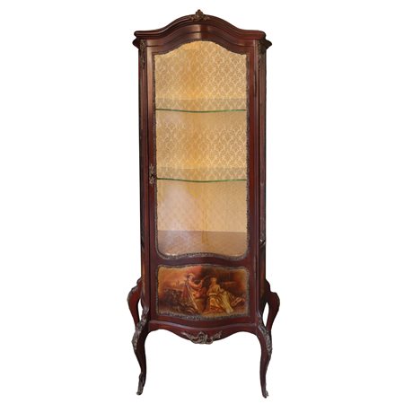 Vetrinetta  Napoleone III in legno, Late 19°  secolo