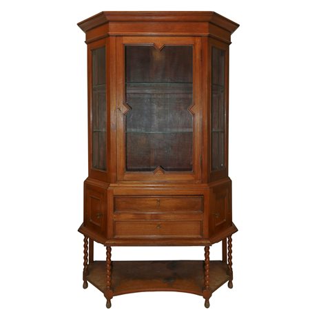 Vetrina due corpi, 19° /20°  secolo