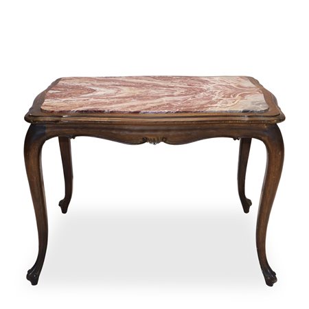 Piccolo tavolo con piano in marmo, early 1900s